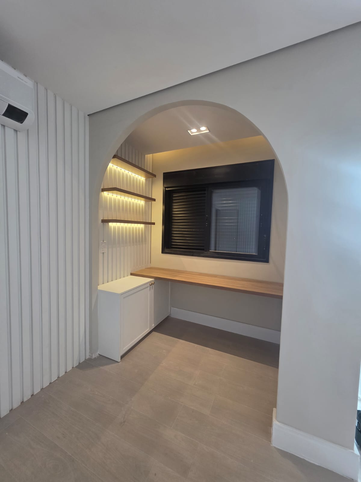 Home office em arco