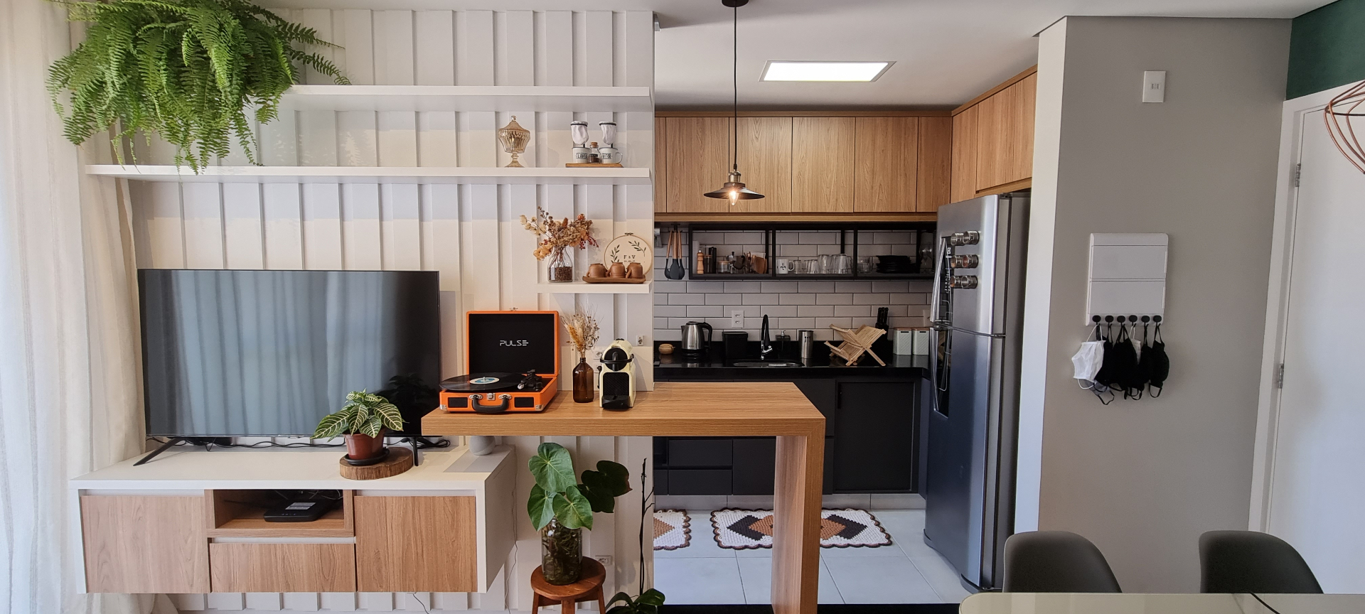 Cozinha compacta integrada